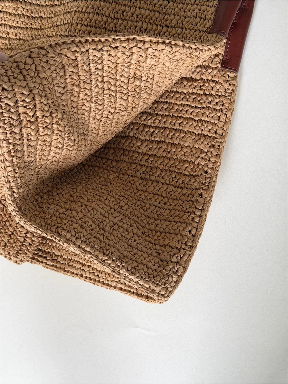 NWT J.Crew Large handknotted packable tote bag - Picture 6 of 11